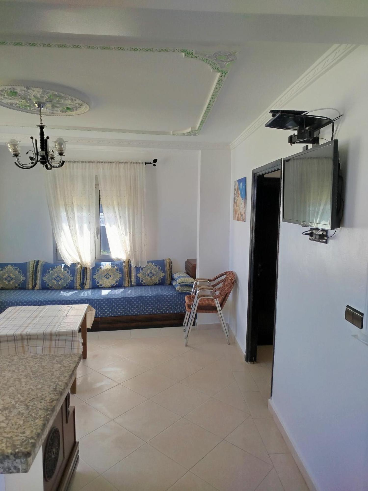 Apartment Corniche Ksar Sgher Ksar es Sghir Bagian luar foto