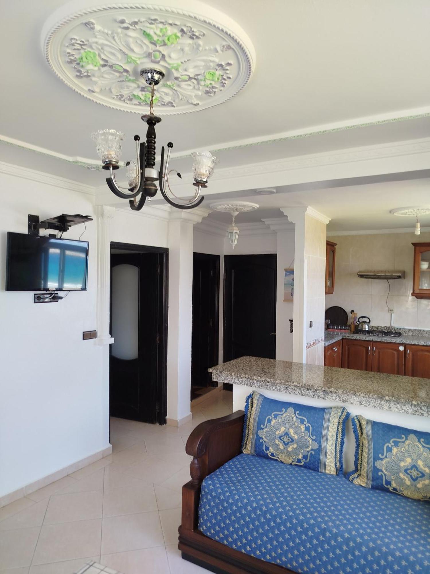 Apartment Corniche Ksar Sgher Ksar es Sghir Bagian luar foto